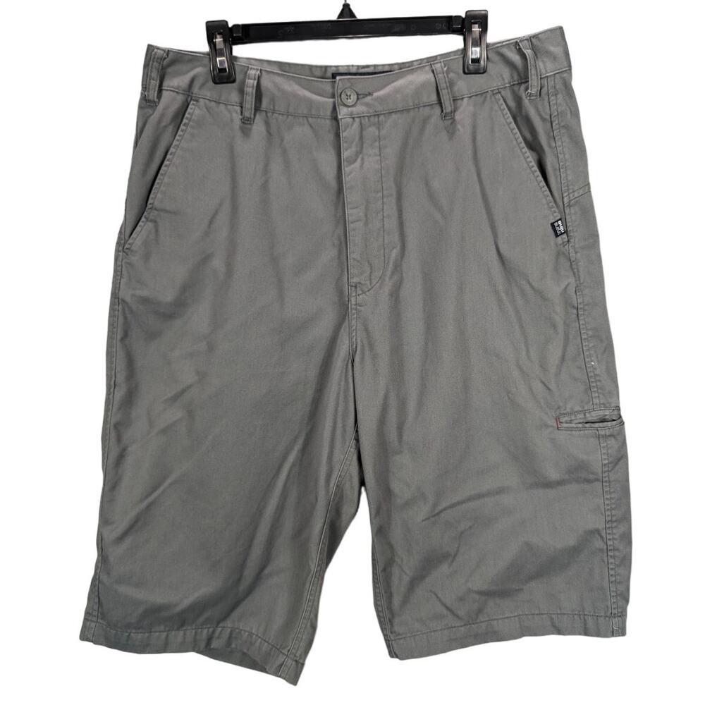 Transnine Short Mens 38 Gray Chino Skater Punk Grunge Baggy Long Hip Hop Y2K 90s